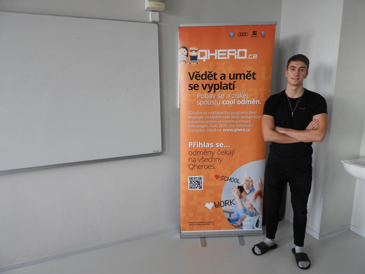 První oceněný student v rámci projektu Porsche QHERO