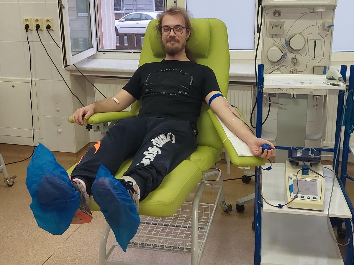 Exkurze s darováním krve
